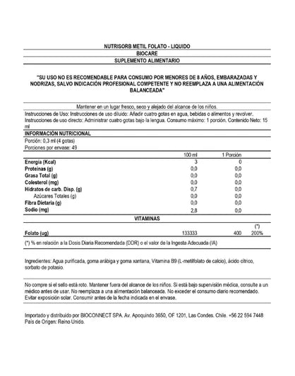Nutrisorb Metilfolato
