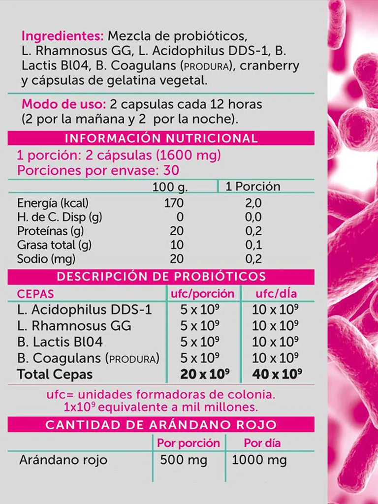 Probiotic Plus Cranberry 40B - WELLPLUS