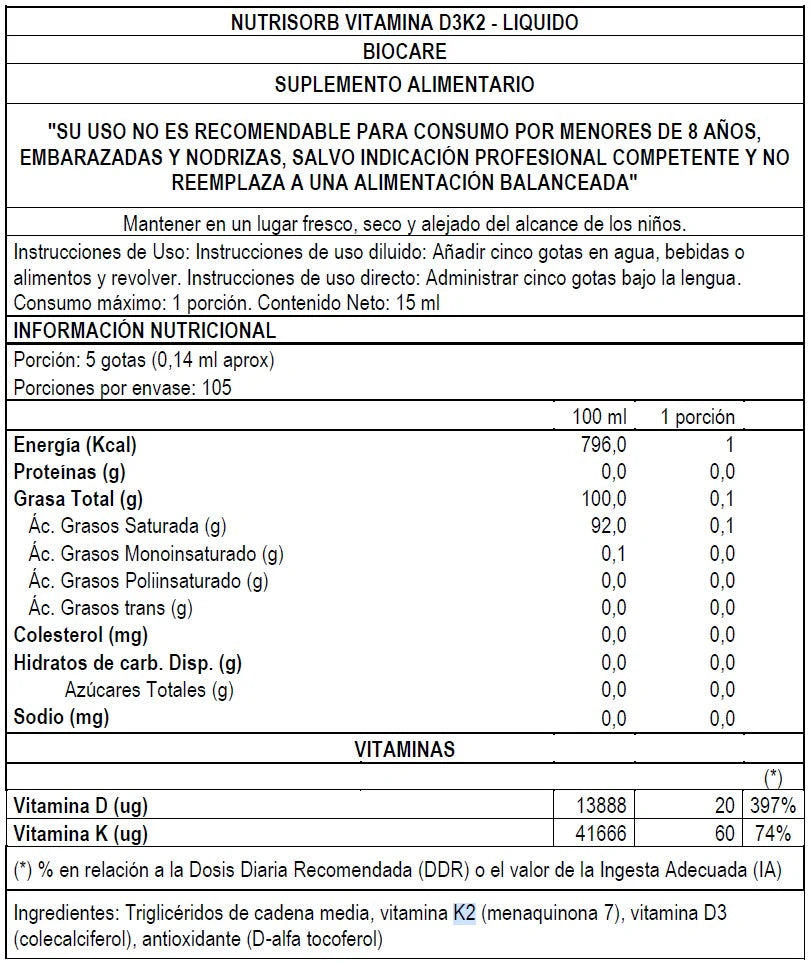 Vitamina D3 & K2